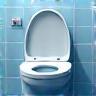 Sparkling clean toilet icon